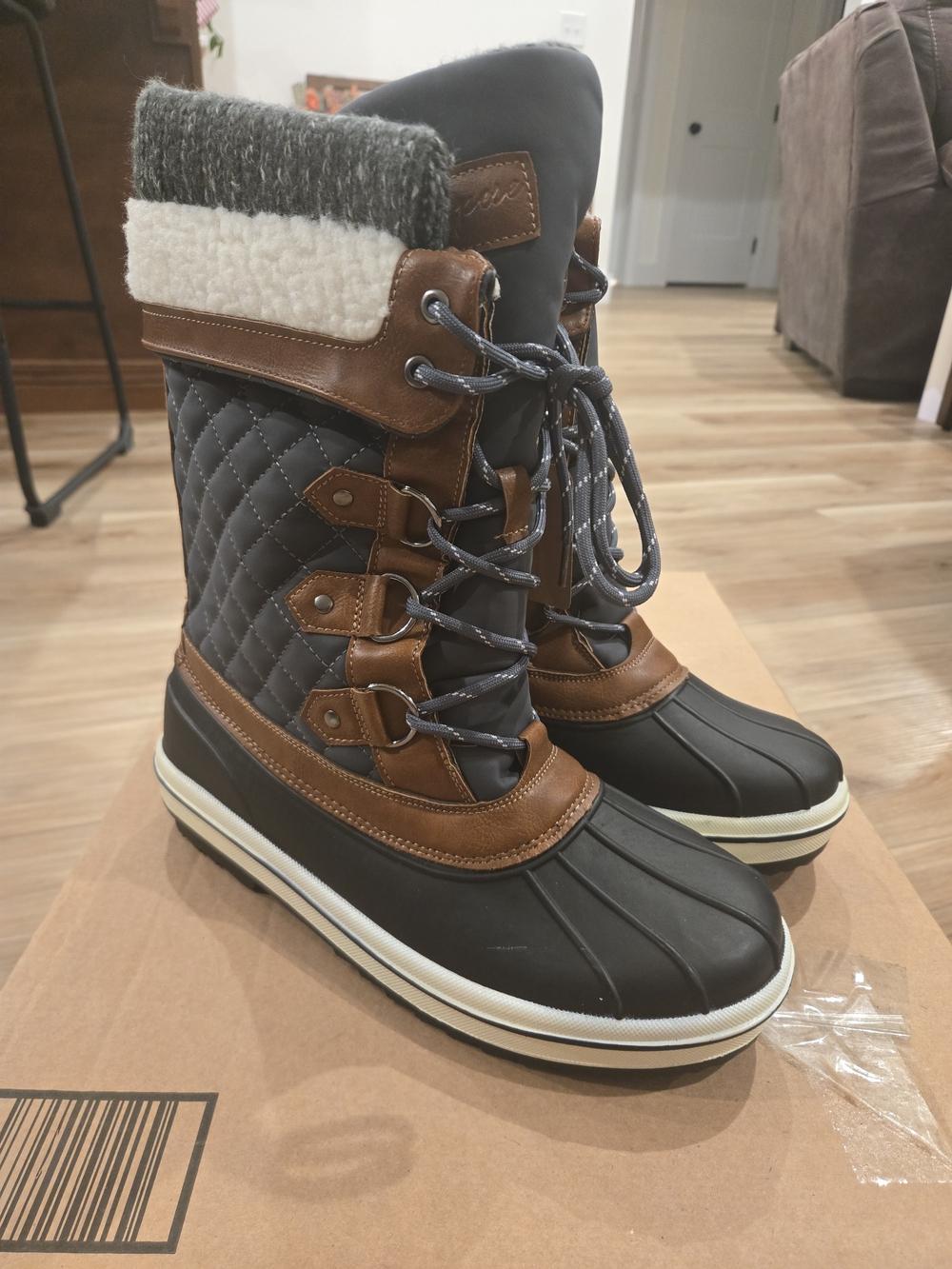 Vepose Women's 972A Eve Snow Boots | Waterproof Winter Insulated Boots Size 9